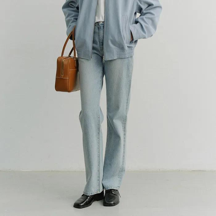 ESSENTIAL STRAIGHT FULL LENGTH JEANS LIGHT BLUE_UDPA6A217B1