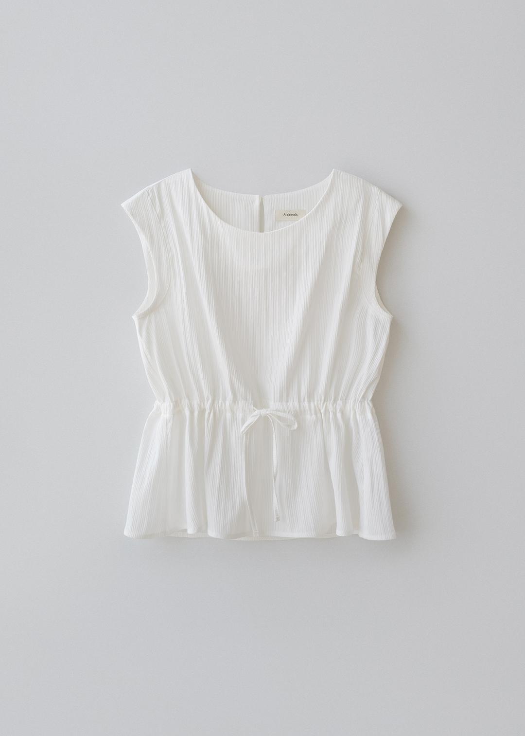 [5/28 순차발송] Blair string blouse (white)