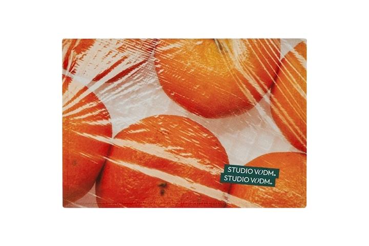 Orange wrap 미니 러그 발매트