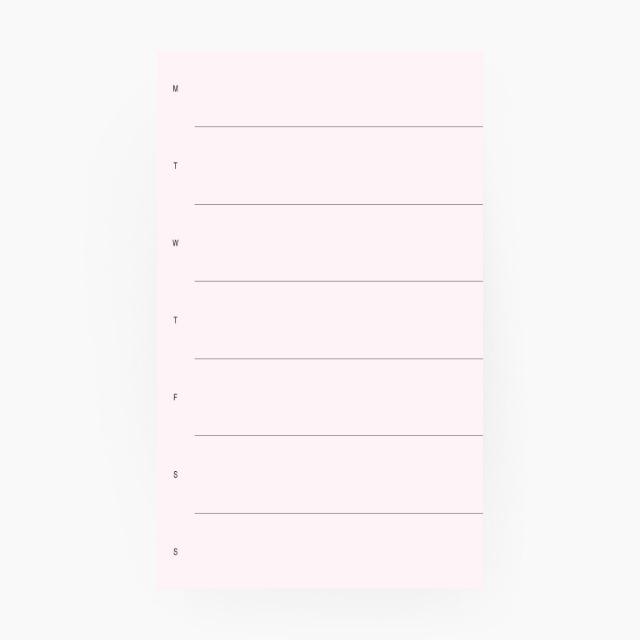 Memopad, Weekly