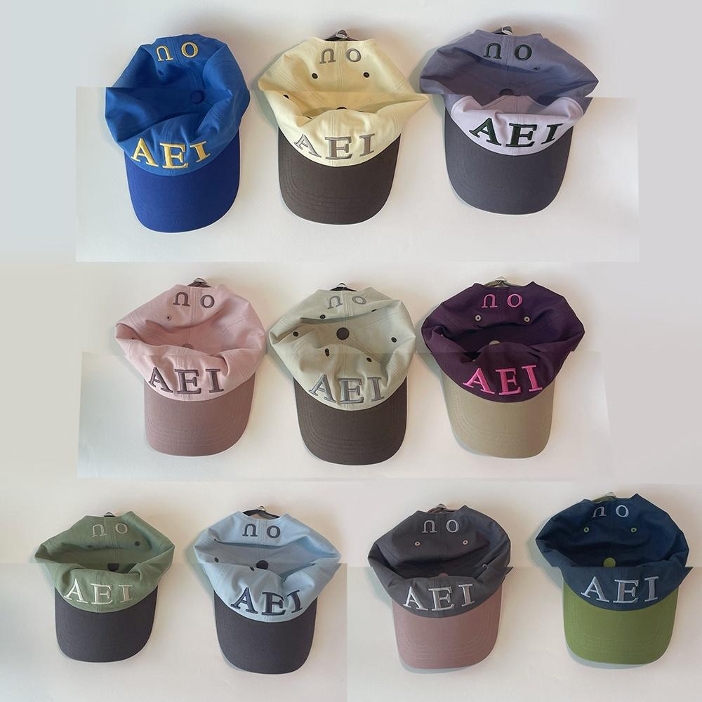 Aeiou Logo Lettering Cap 10 Colors