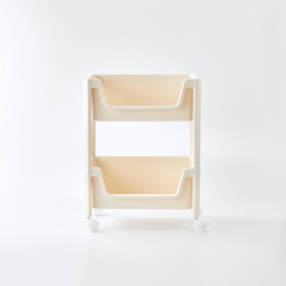 아이방 보조수납에 좋은 2단트롤리 29.5x36x50.8cm