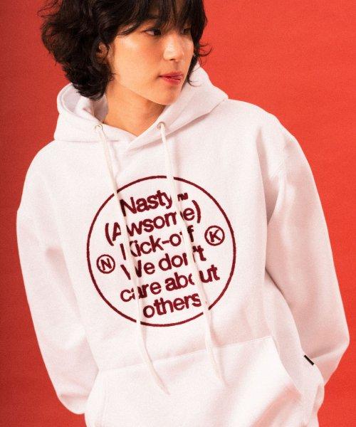 네스티킥(NASTYKICK)  [NK] Laconic Hoodie (White)_K23ZB204 - 사이즈 & 후기 | 무신사