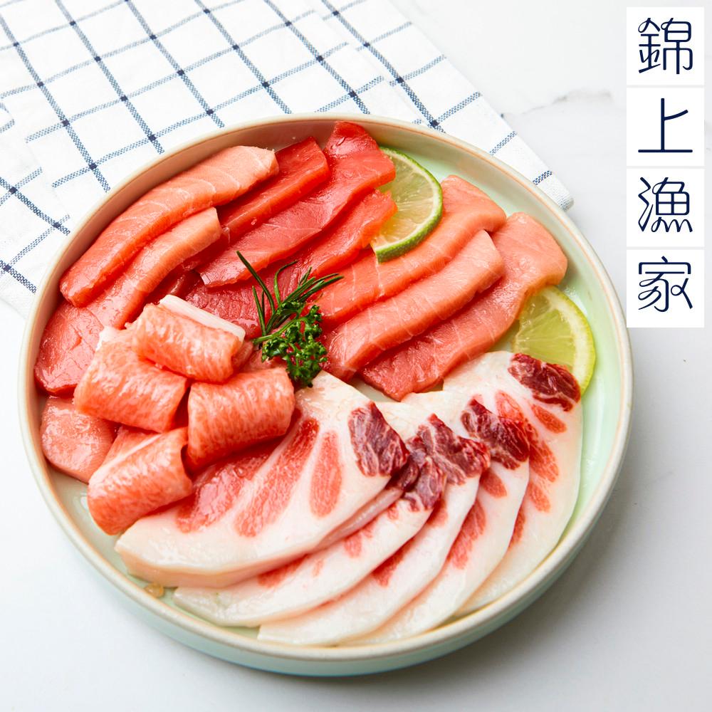 참치회 참다랑어 100g 슬라이스 냉동참치 금상어가 홈마카세 [원산지:원양산(대서양)]