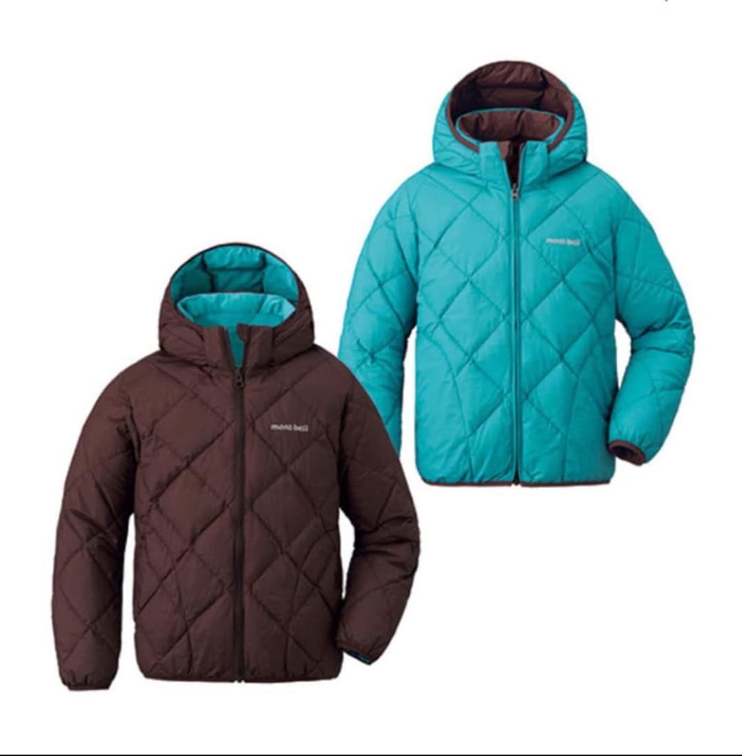 몽벨 키즈 리버시블 다크 코코아 민트 사이즈 150 | 후루츠패밀리