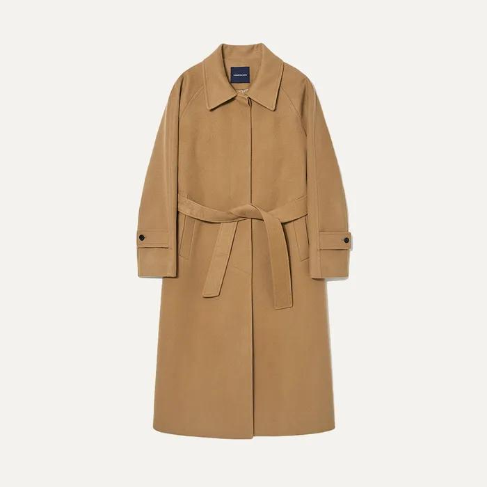 Cashmere Single Coat Camel