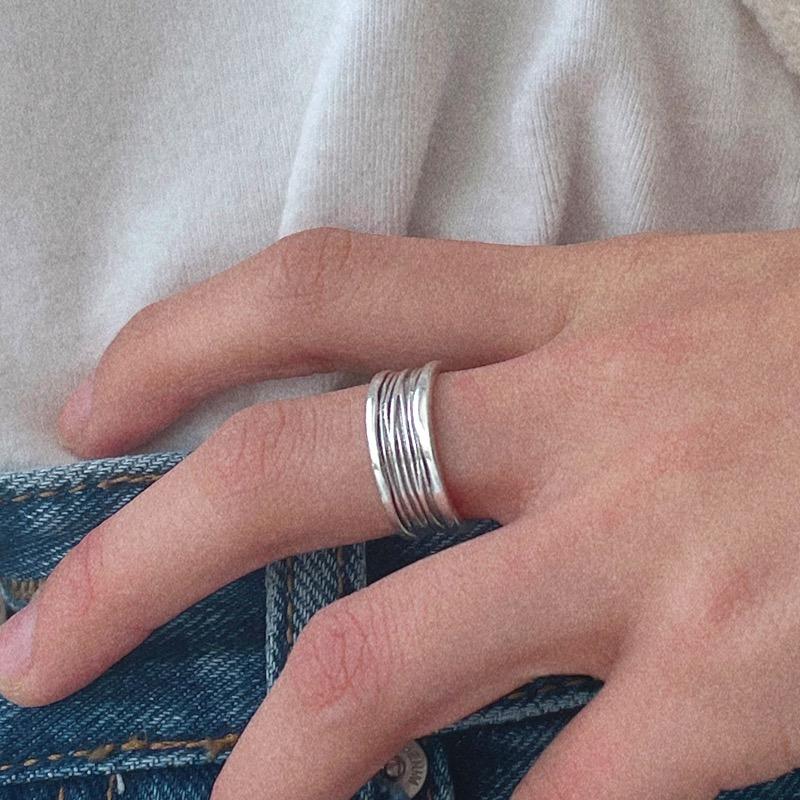silver925 dark ring
