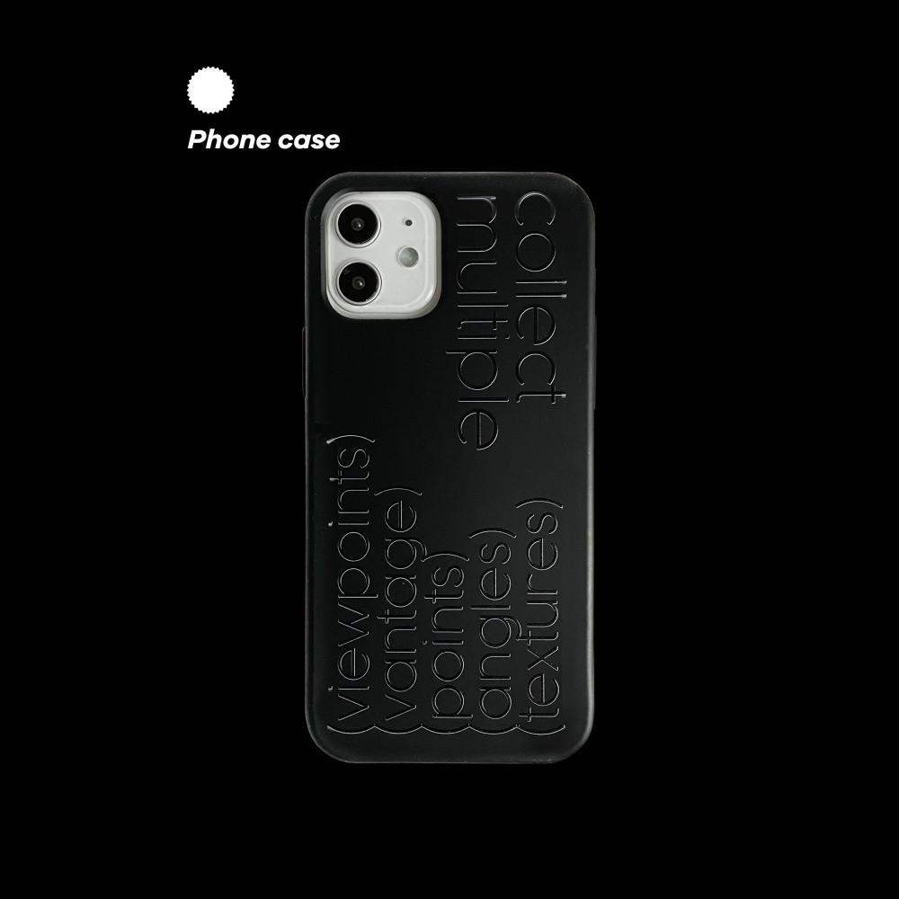 collect - (2) 블랙 젤리 폰케이스 (실리콘)