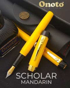 오노토 스칼라 만다린 옐로우 만년필 Scholar Mandarin Yellow