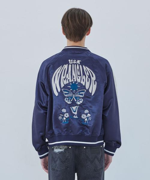 랭글러(WRANGLER)  유니 파피용 수베니어 자켓 네이비 - 사이즈 & 후기 | 무신사