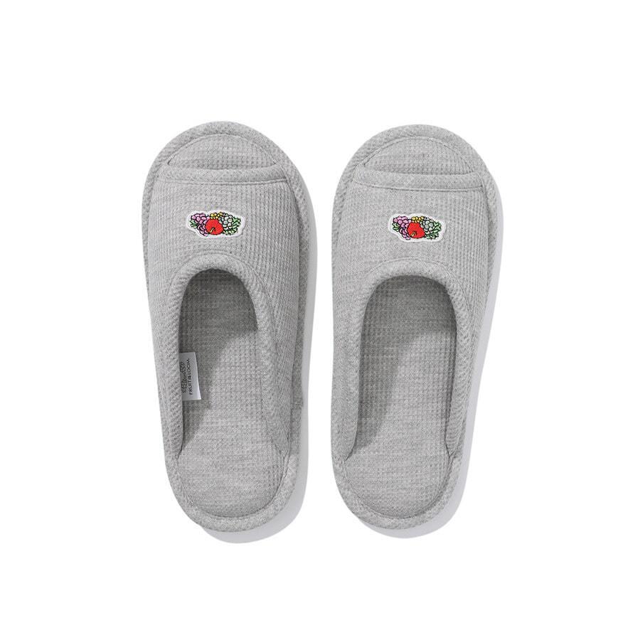 와플 워셔블 홈슬리퍼(그레이)