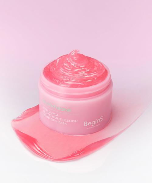 핑크 구아바 글루타치온 흔적 워시오프 마스크 90g