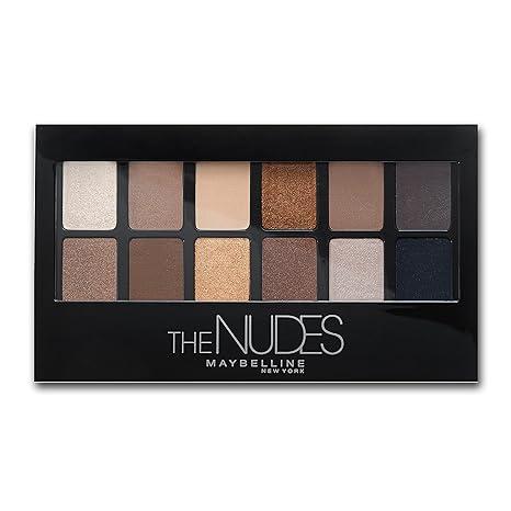 Maybelline The Nudes Eyeshadow Palette Makeup, 12 Pigmented Matte & Shimmer Shades, Blendable Powder, 1 Count
