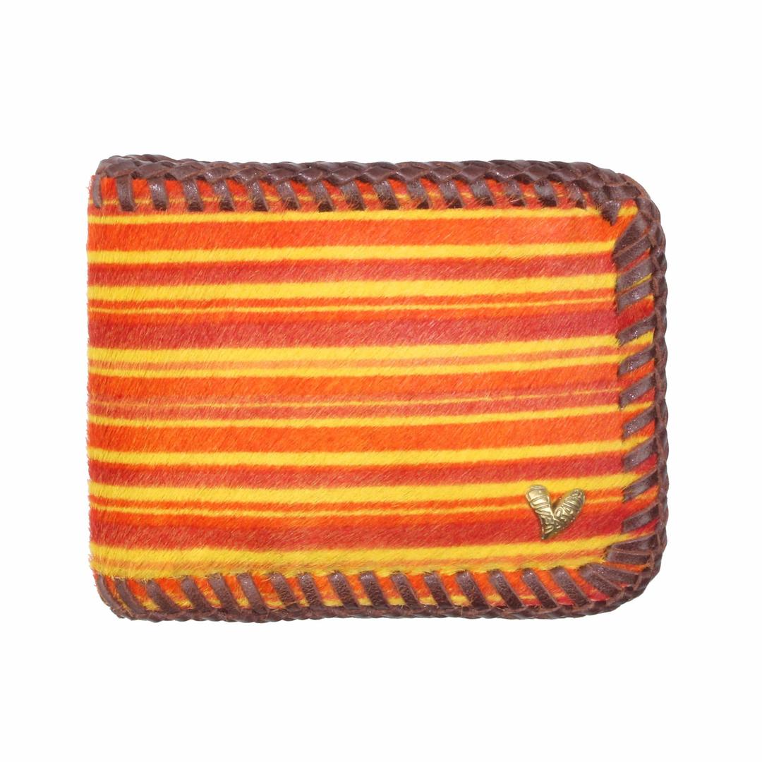 BIFOLD WALLET - Orange stripe