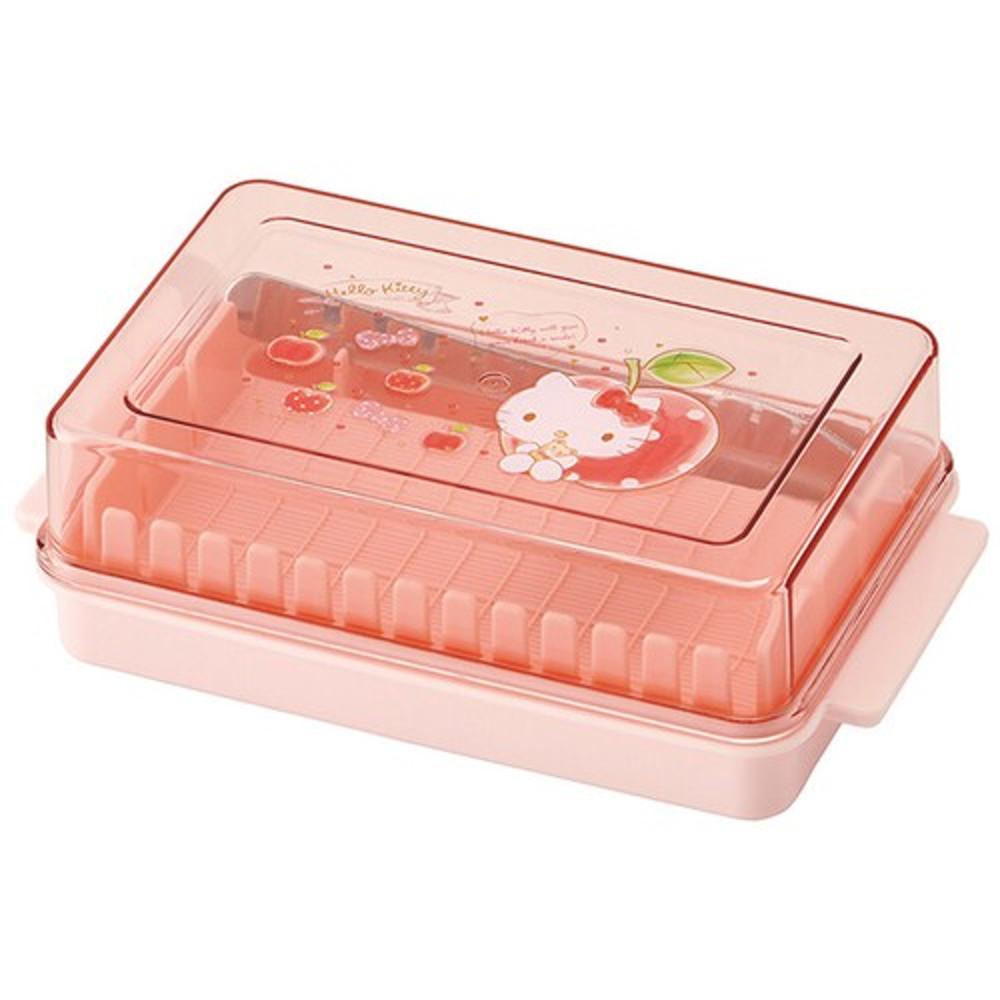 정량 커팅 가이드 버터 보관 케이스 산리오 헬로키티