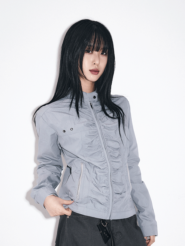 나론 셔링 바이커 자켓