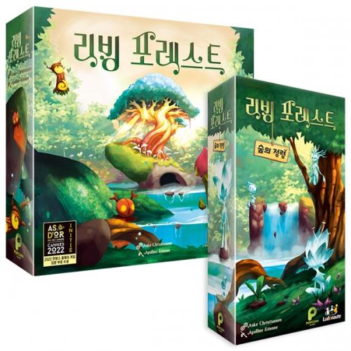 [팝콘게임즈] 리빙포레스트 본판+확장 숲의정령 세트 (프로모 증정)