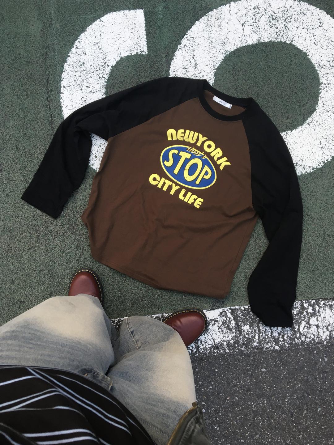 아와이 NewYork Raglan Long Sleeve(3 Color)