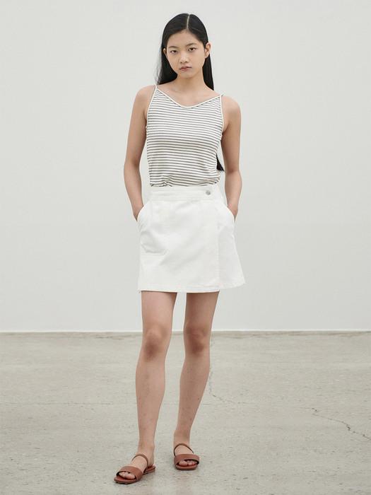 Summer denim wrap skirt [WH]