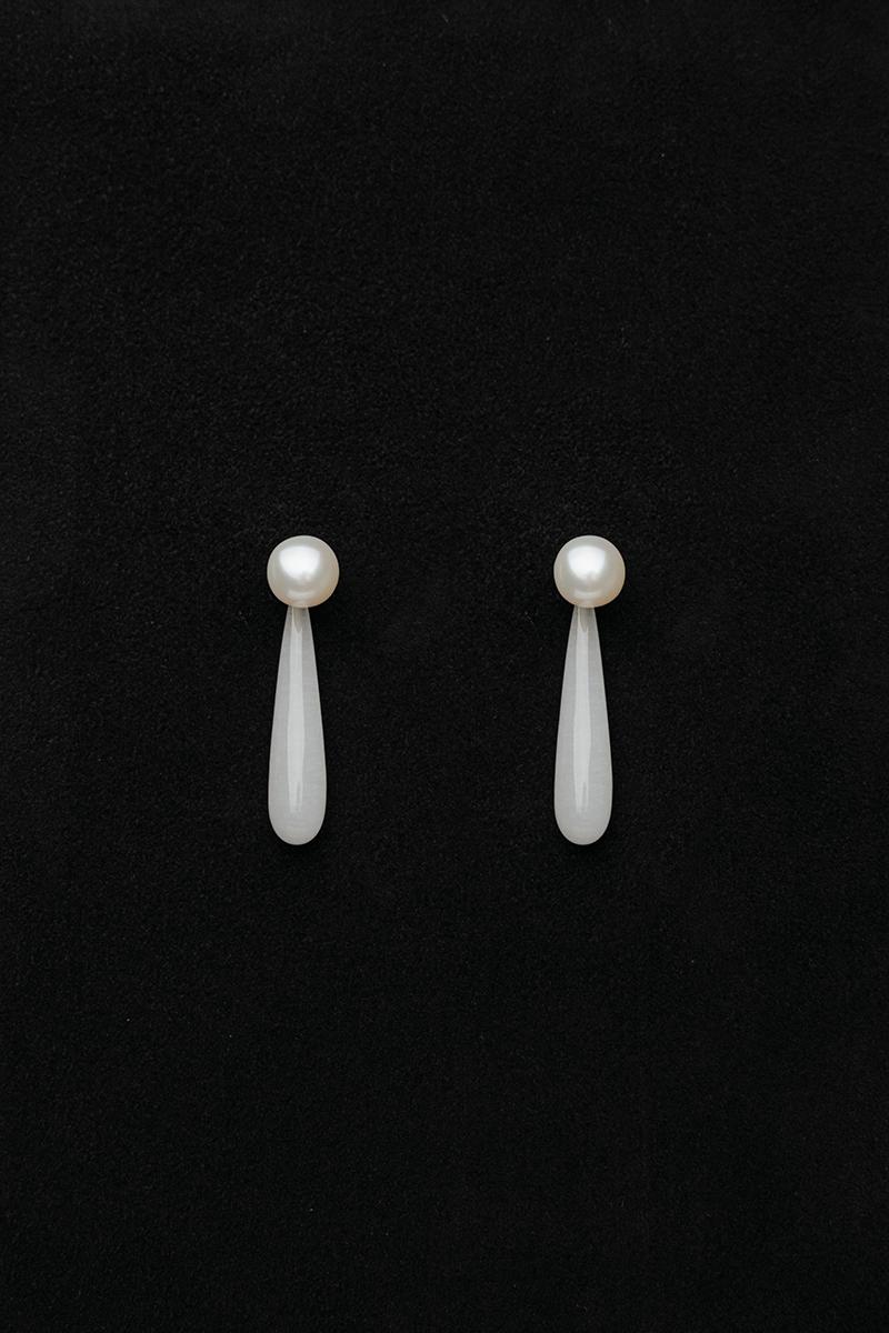 Pearl&Silica Earrings