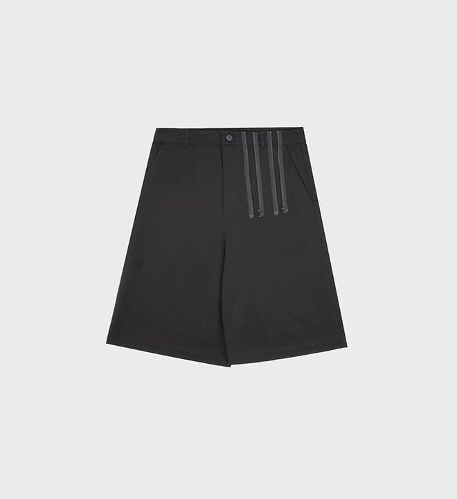 Fluid Bermuda Shorts (Black)