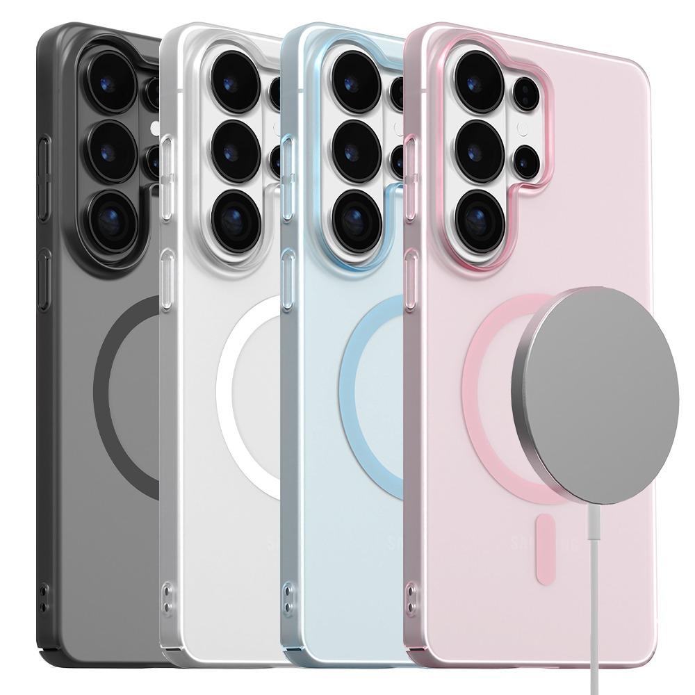 갤럭시 맥세이프 지문방지 매트 컬러 케이스