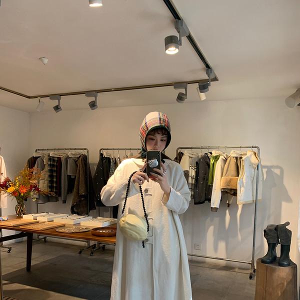 LRIB Colorful fringe skirt with doll collar jacquard dress