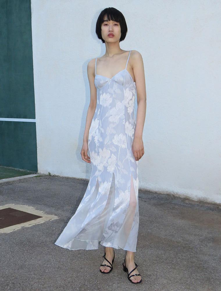 PALOMAWOOL 팔로마울 매독스 실크 원피스 드레스 그레이 Maddox dress 1833