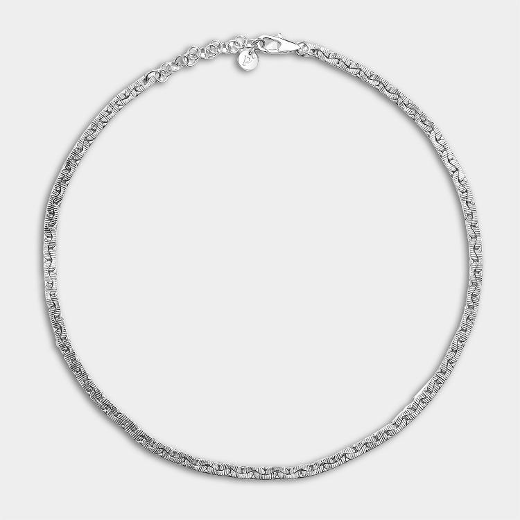 Endless Column Necklace Silver
