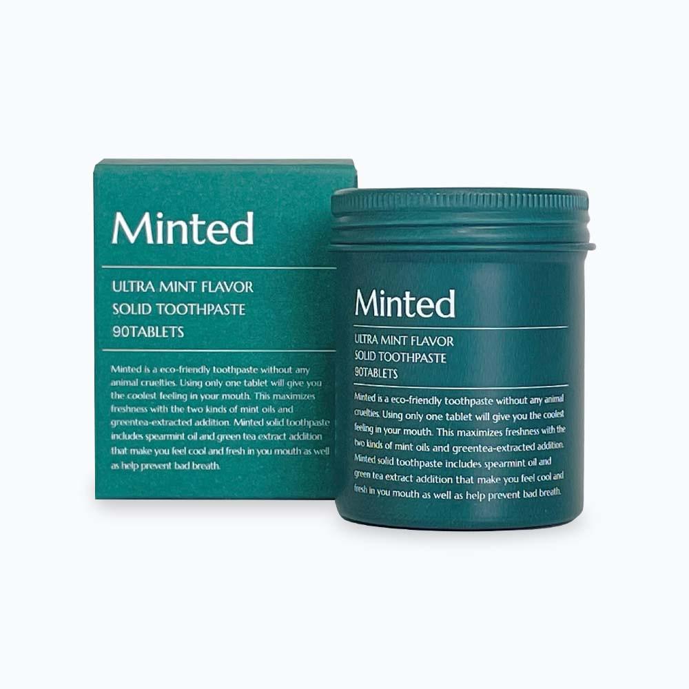 [민티드] 울트라민트 고체치약 기본형 90정(1.5개월분)