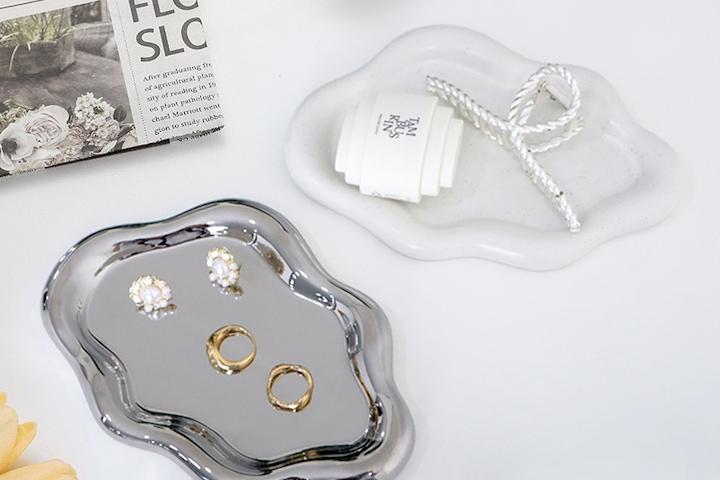 모던 악세사리 반지 인센스 홀더 트레이 오브제 2 color