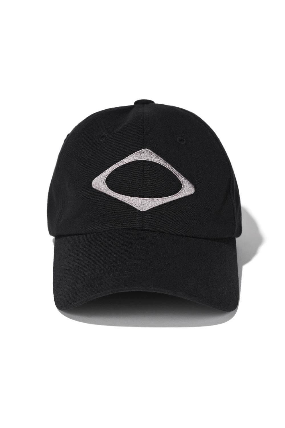 RHOMBUS BALL CAP_BLACK