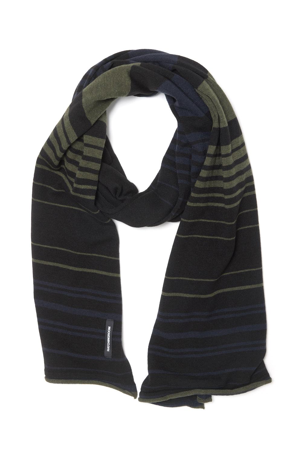 Stripe Muffler Black