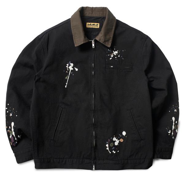 EMB Painted Splatter VTG Work Jacket (BLACK)