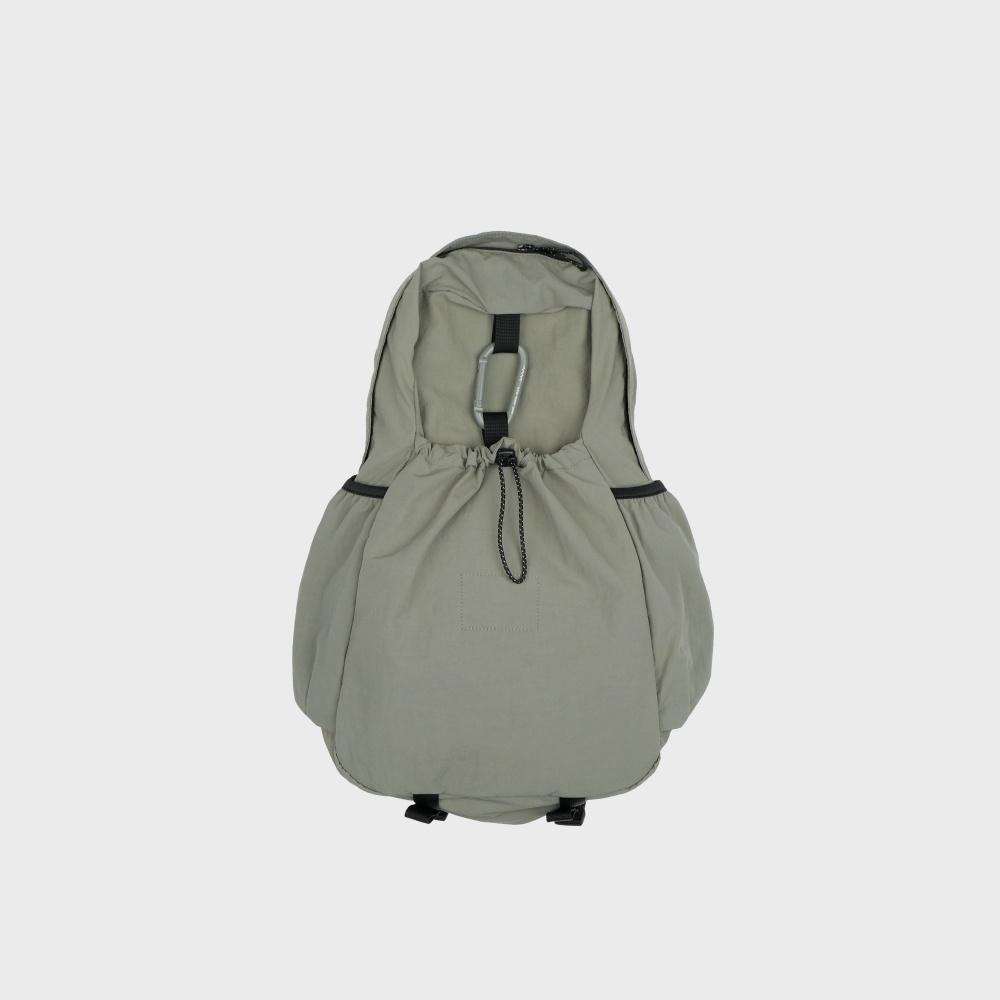 mmo backpack nylon slub / soft khaki