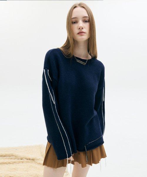 LX STITCH KNIT(NAVY)