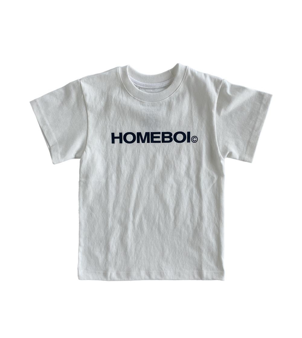 overdyed logo TEE - white(옐로우2방울) (Audult / Kids)