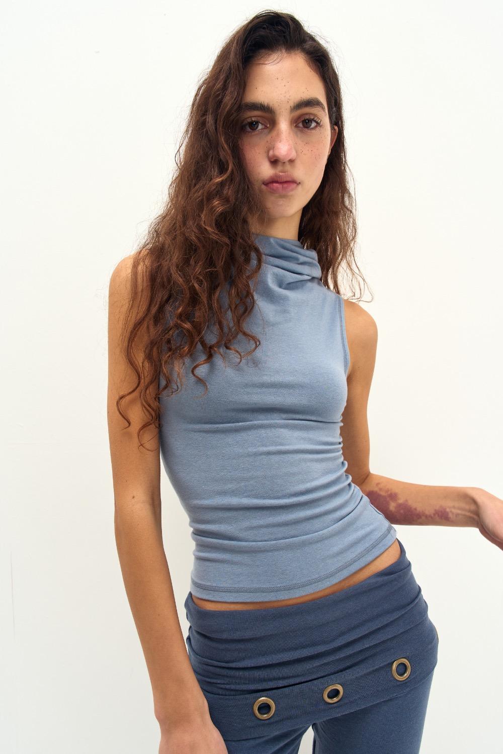Grace hoodie top (blue)