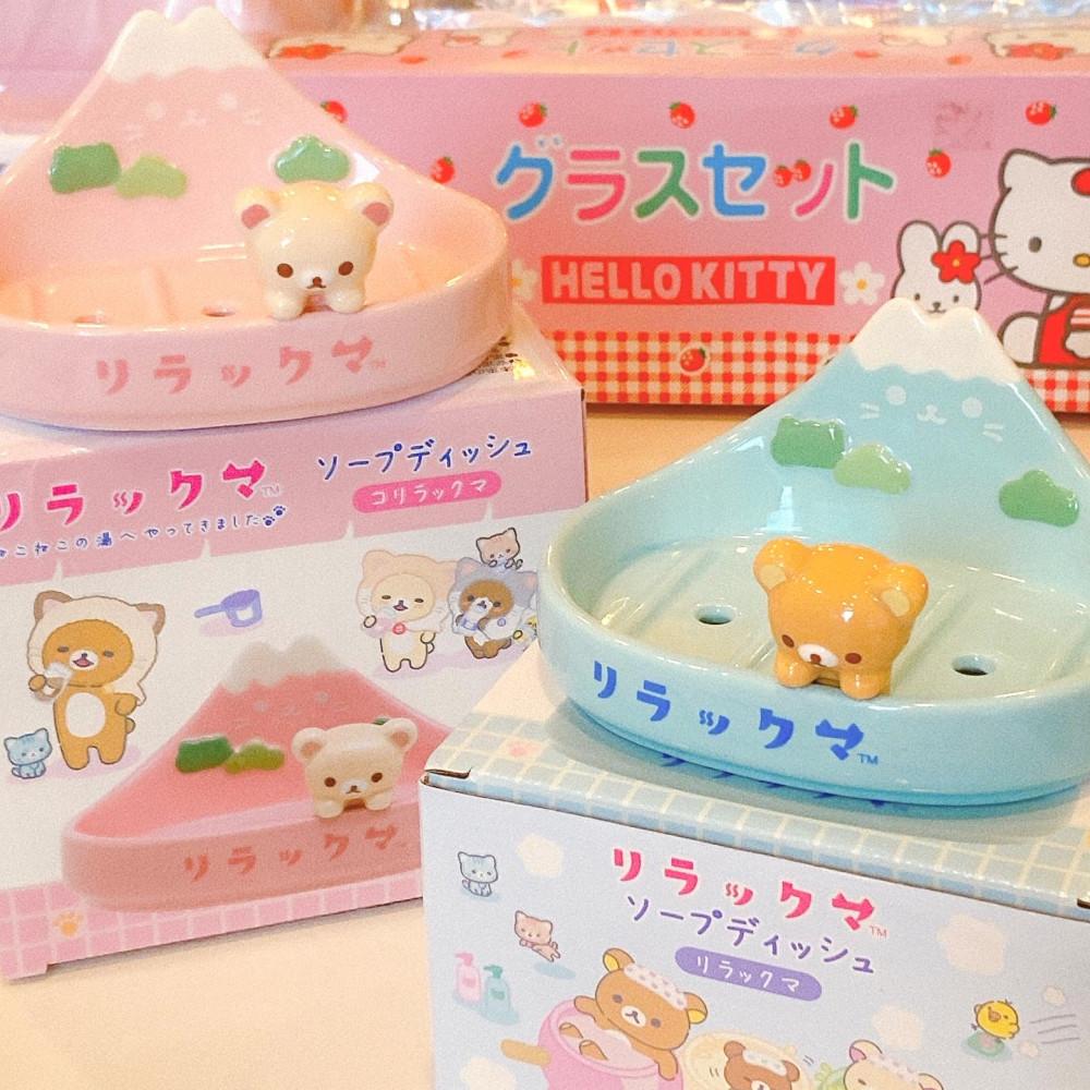 리락쿠마 & 코리락쿠마 네코네코탕 비누 받침