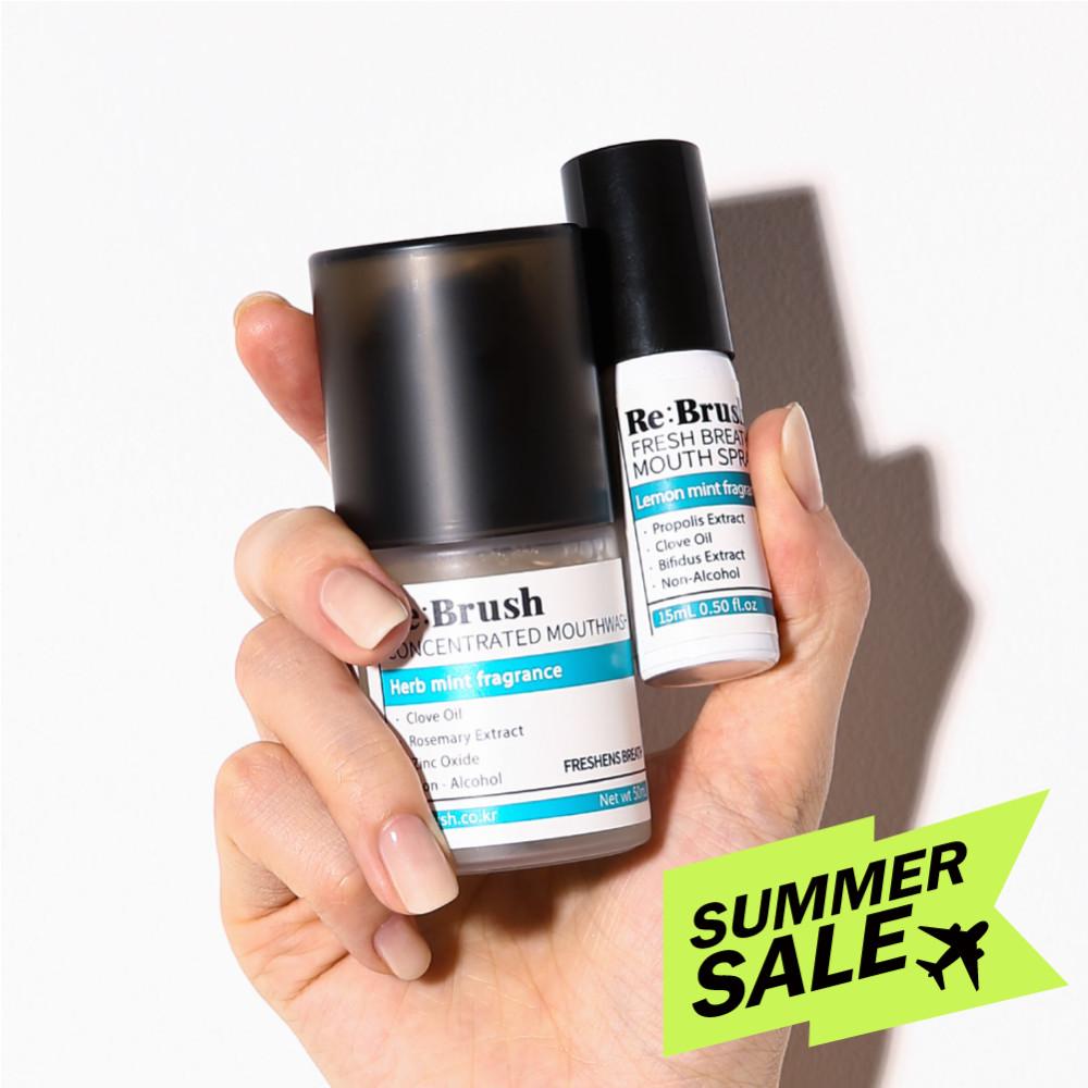 [BEST] 숨결케어 스페셜 세트(클로브 농축 가글 50ml+구강스프레이 15ml)