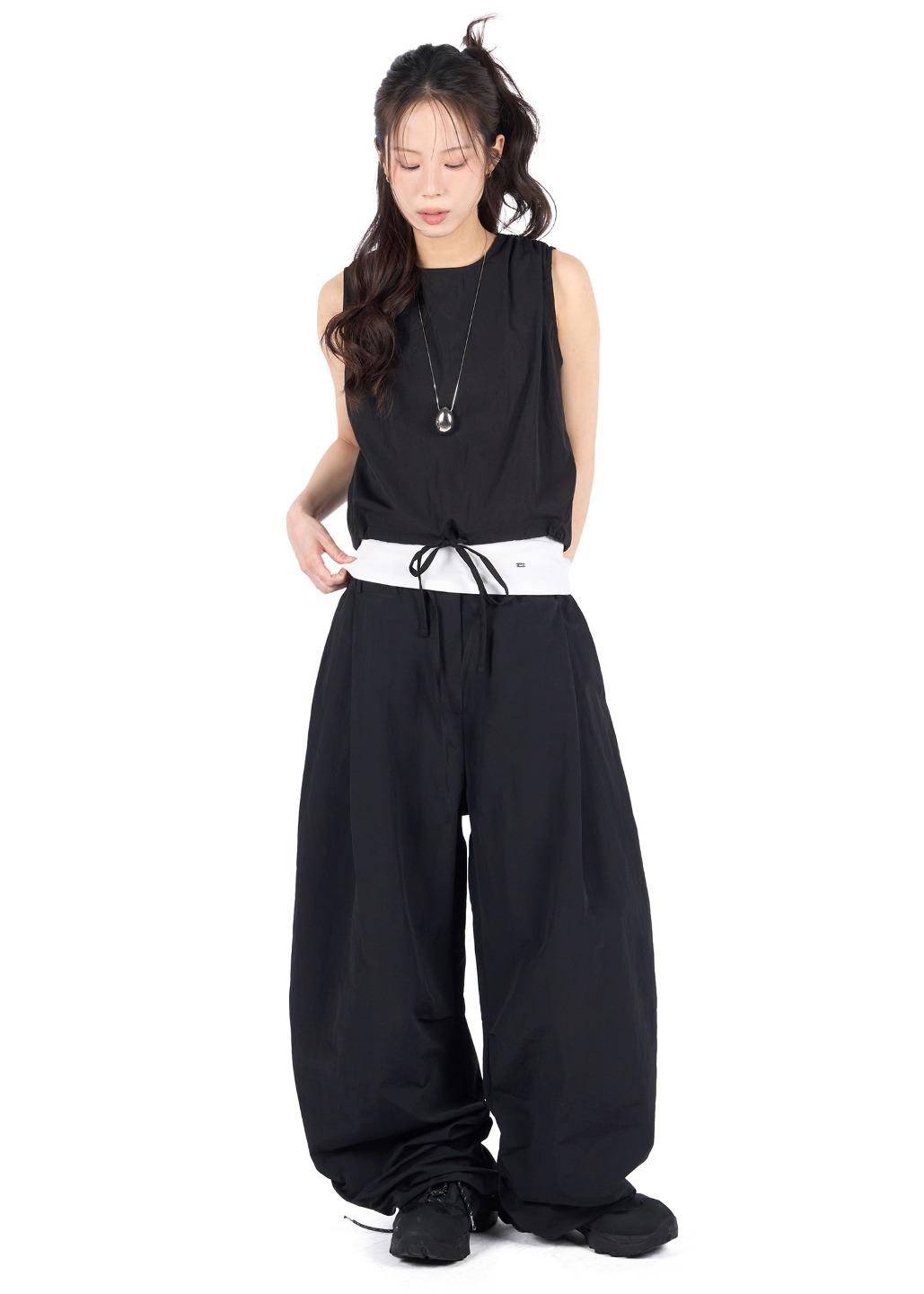 릿킴 PINTUCK NYLON BALLOON PANTS