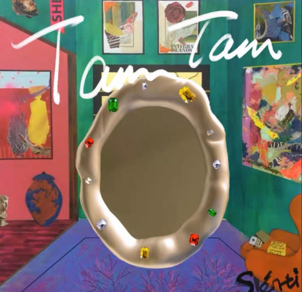 앳유어홈 tamtam magic mirror 탁상 거울 테이블 벽걸이 인테리어 유니크