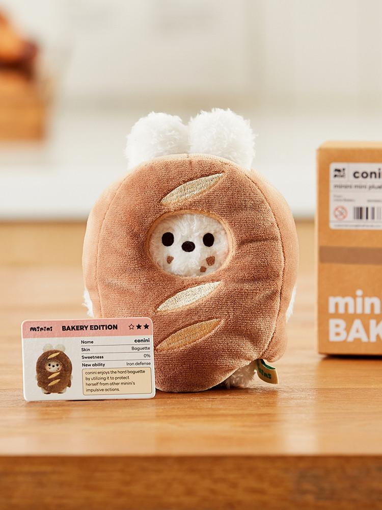 라인프렌즈 미니니 코니니 베이커리 바게트 스탠딩 인형