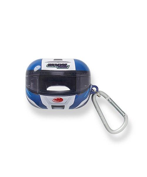 RACING HELMET AIRPOD PRO CASE (BLUE)