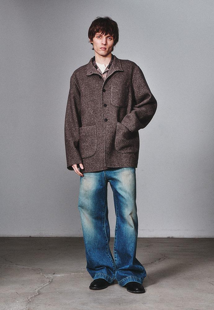 (September Release) Handmade High Collar Coat_Espresso