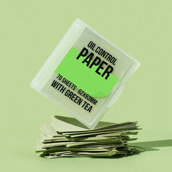 그린티 오일 컨트롤 페이퍼 70매 x 3개
