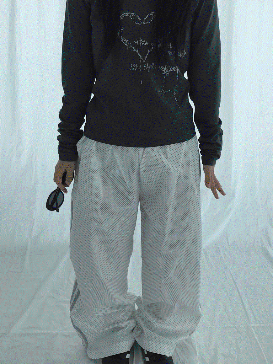 아워드로우 (3c) 도트 트랙 팬츠