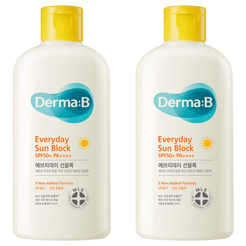 더마비 에브리데이 선블록 SPF50+ PA++++, 200ml, 2개