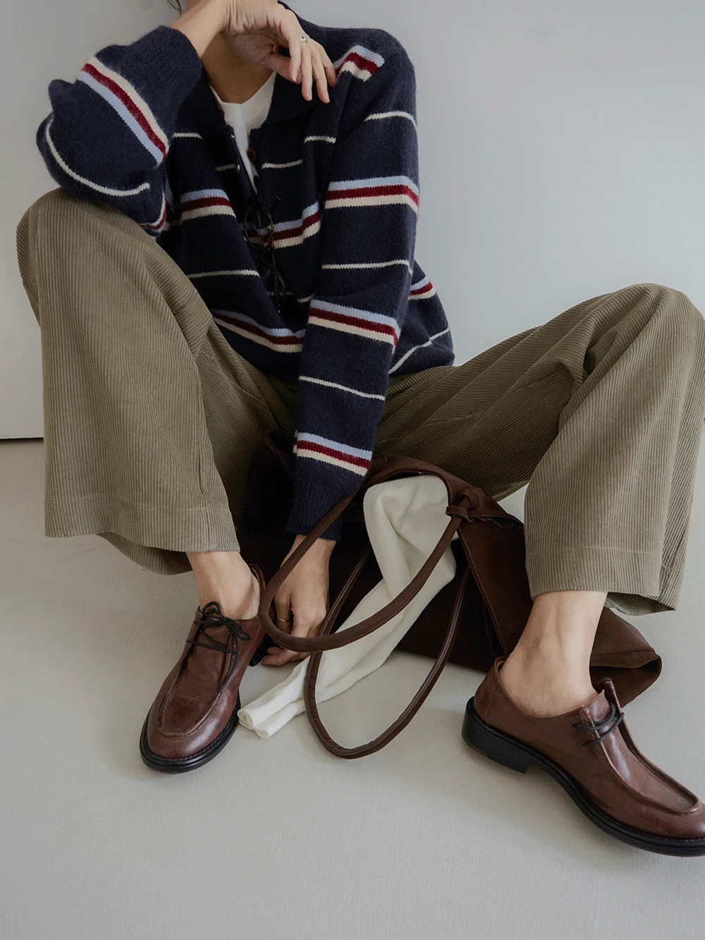 Den Stripe Collar Knit