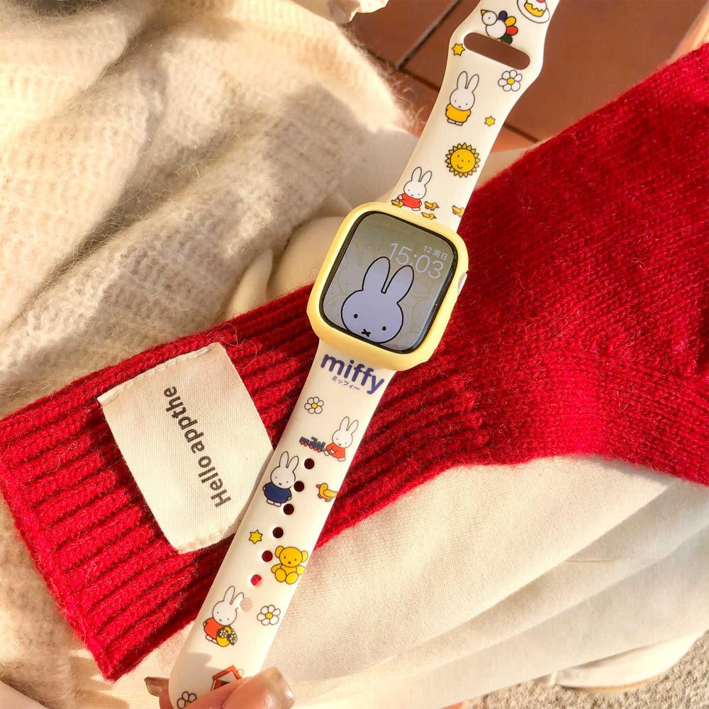 귀여운 미피 실리콘 애플 워치 스트랩 시계줄